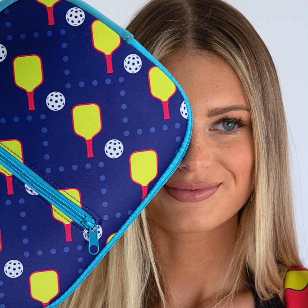 Pickleball Paddle Cover with Storage Pickle Power