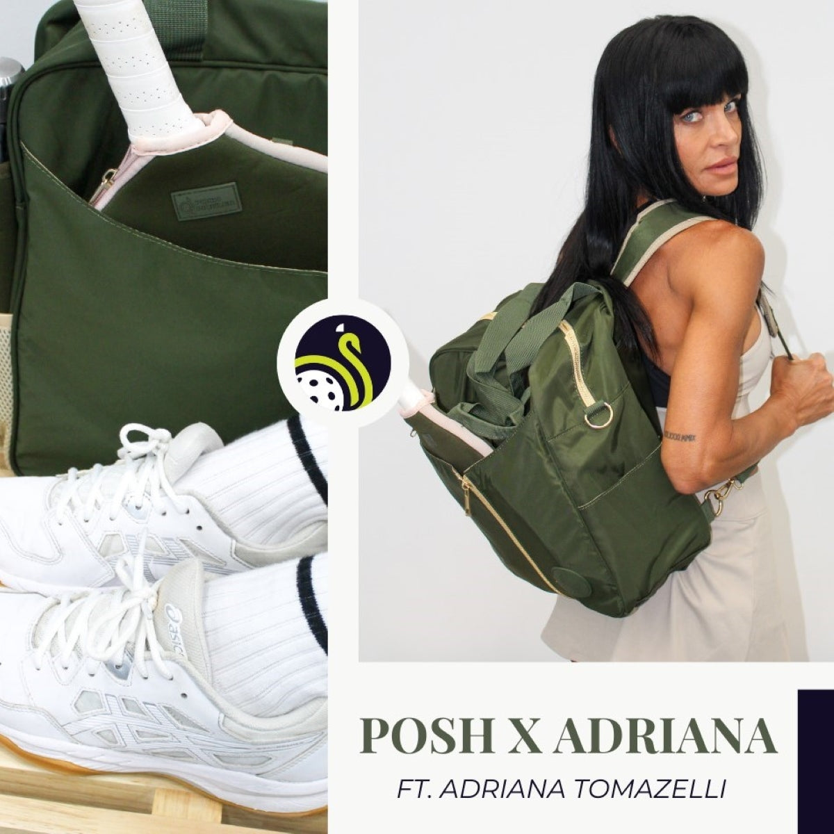 Posh Pickler Pickleball Ambassador Adriana Tomazelli