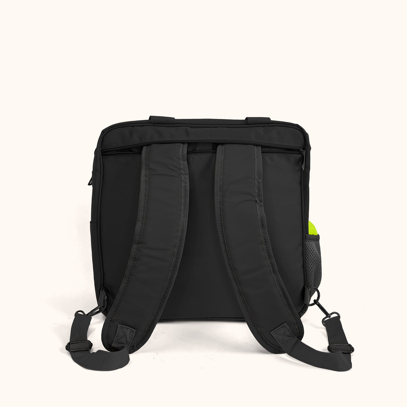 3-in-1 Pickleball Bag - Tote, Crossbody, Backpack | Black - Posh Pickler