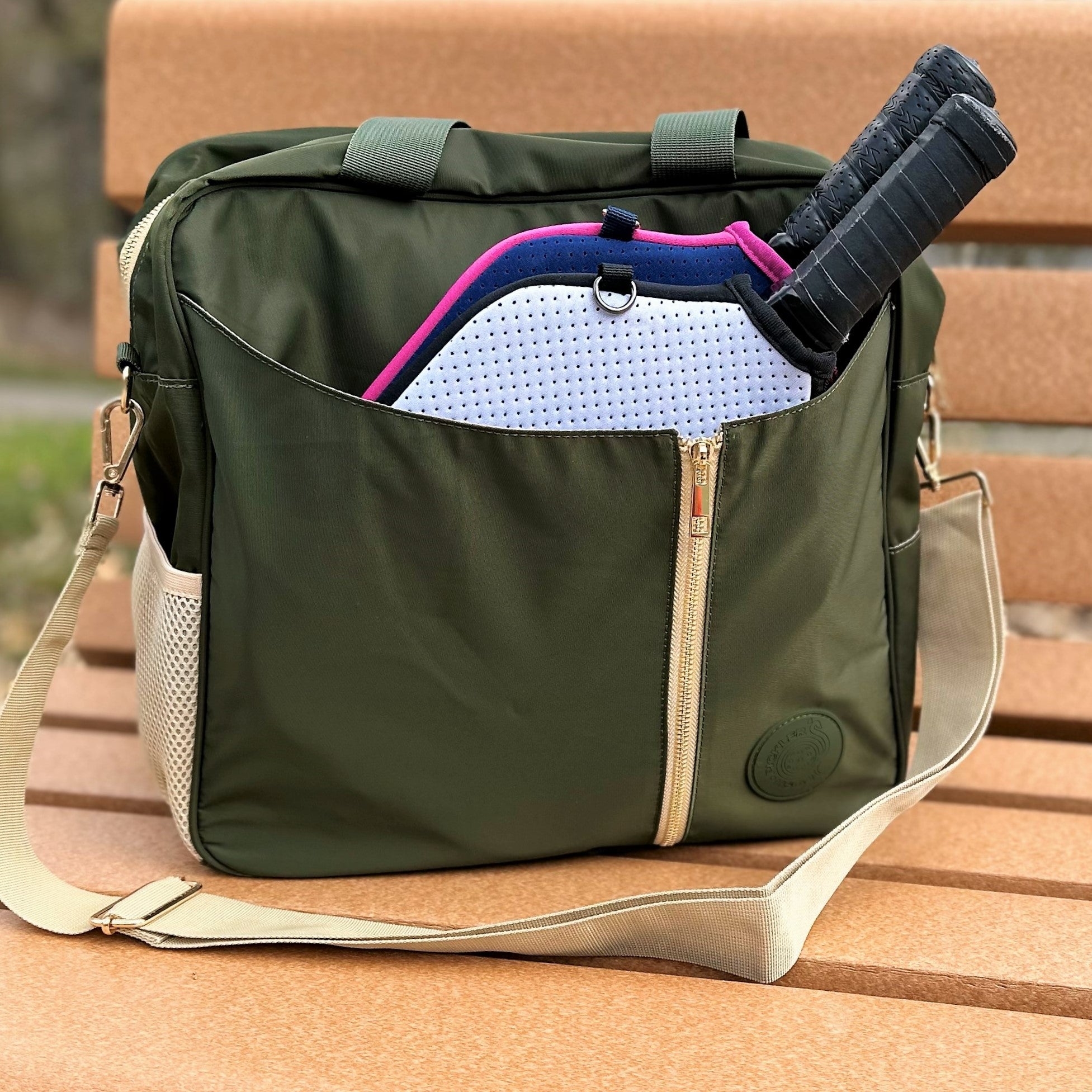 3-in-1 Pickleball Bag – Tote, Crossbody, Backpack | Green