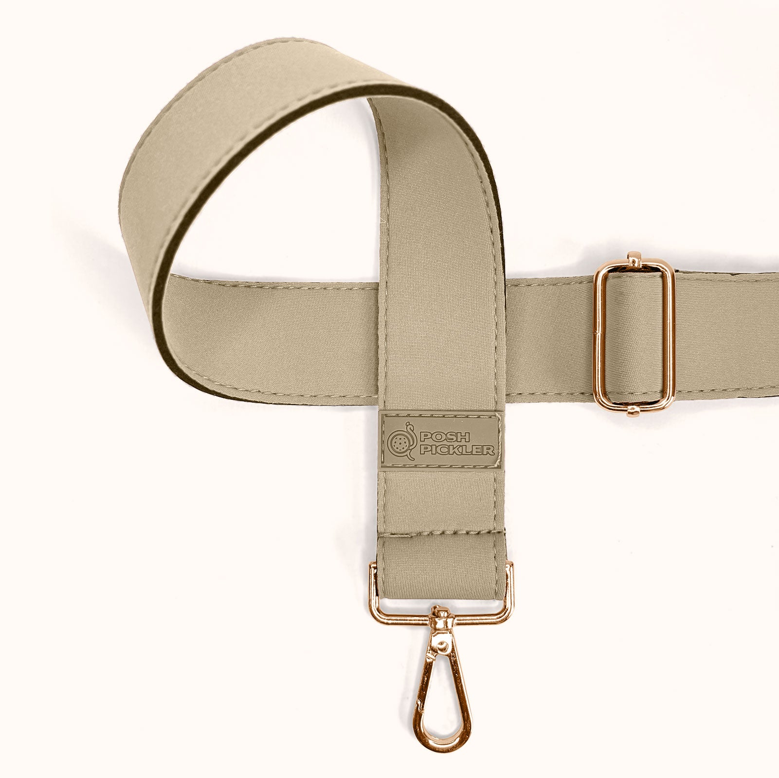 Crossbody Pickleball Paddle Cover | Brown - Posh Pickler