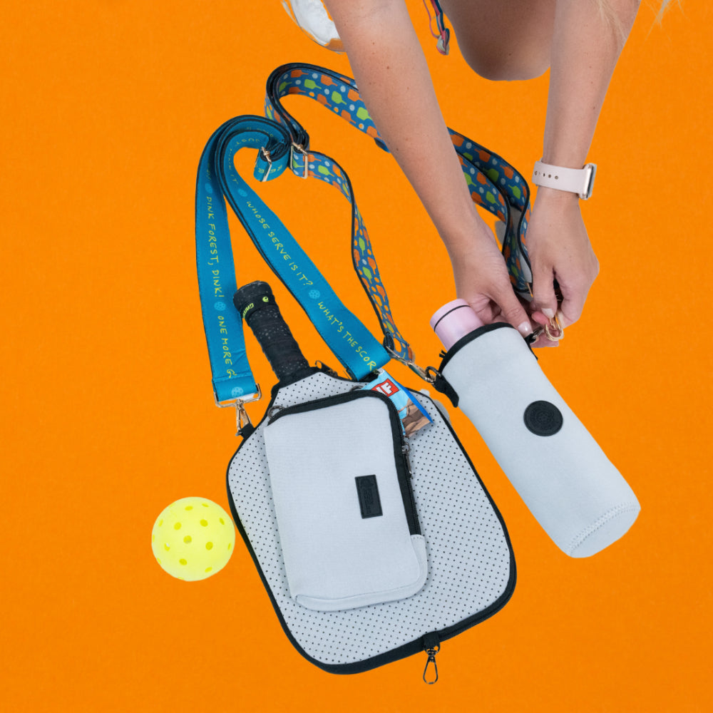 Interchangeable Shoulder Strap - Pickleball Sayings - Posh Pickler