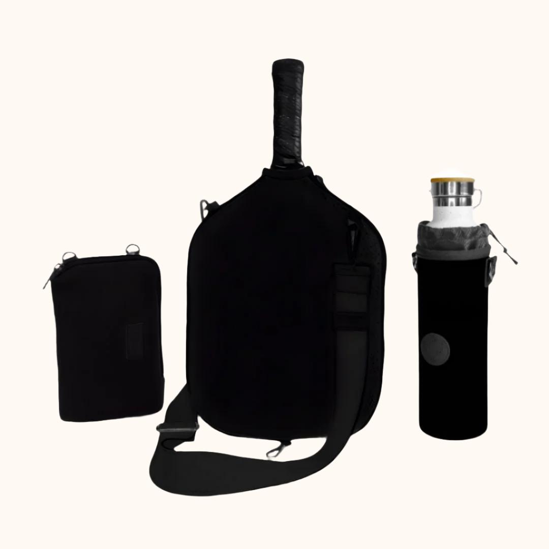 Crossbody Pickleball Paddle Cover gift set