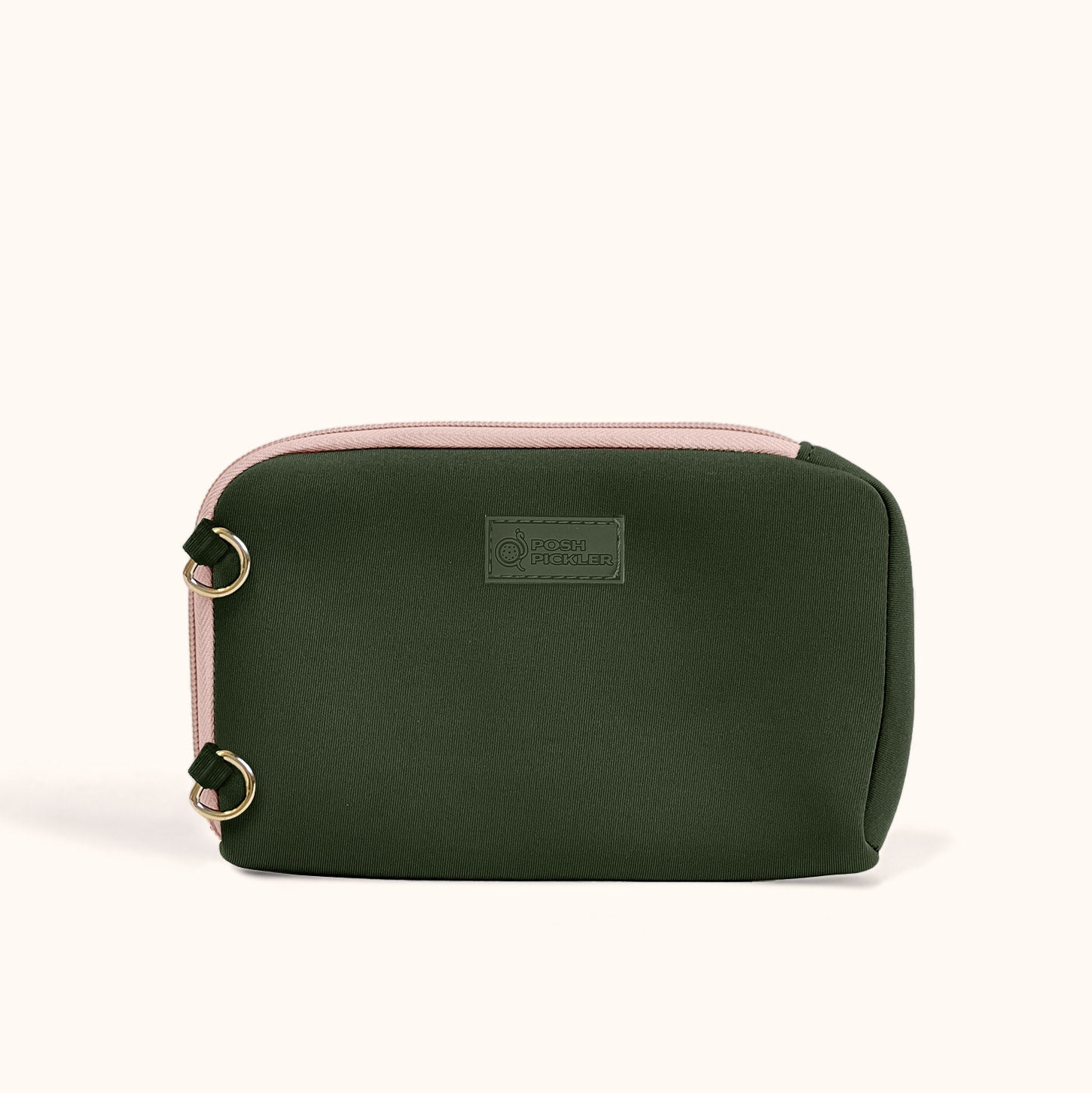 Pickleball Zipper Pouch | Green - Posh Pickler