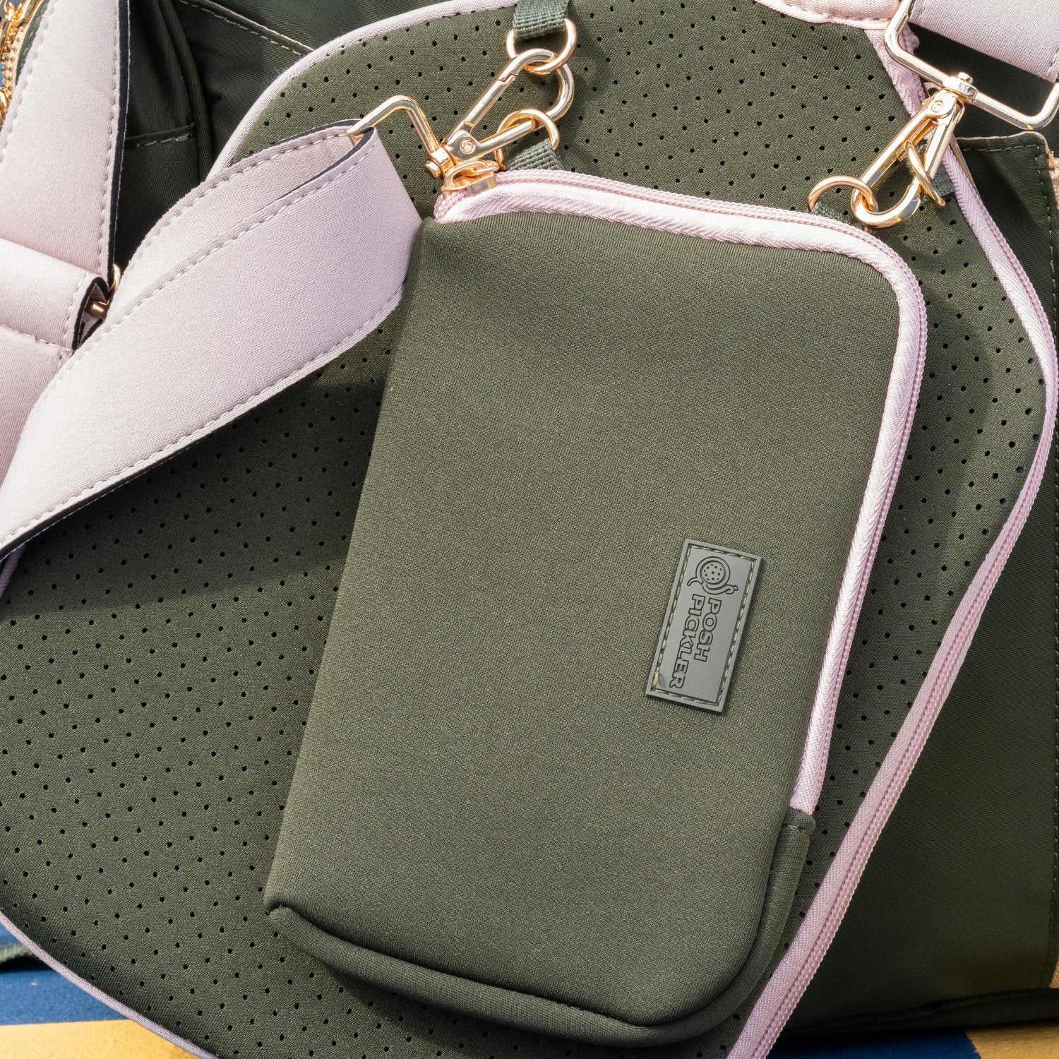 Pickleball Zipper Pouch | Green - Posh Pickler