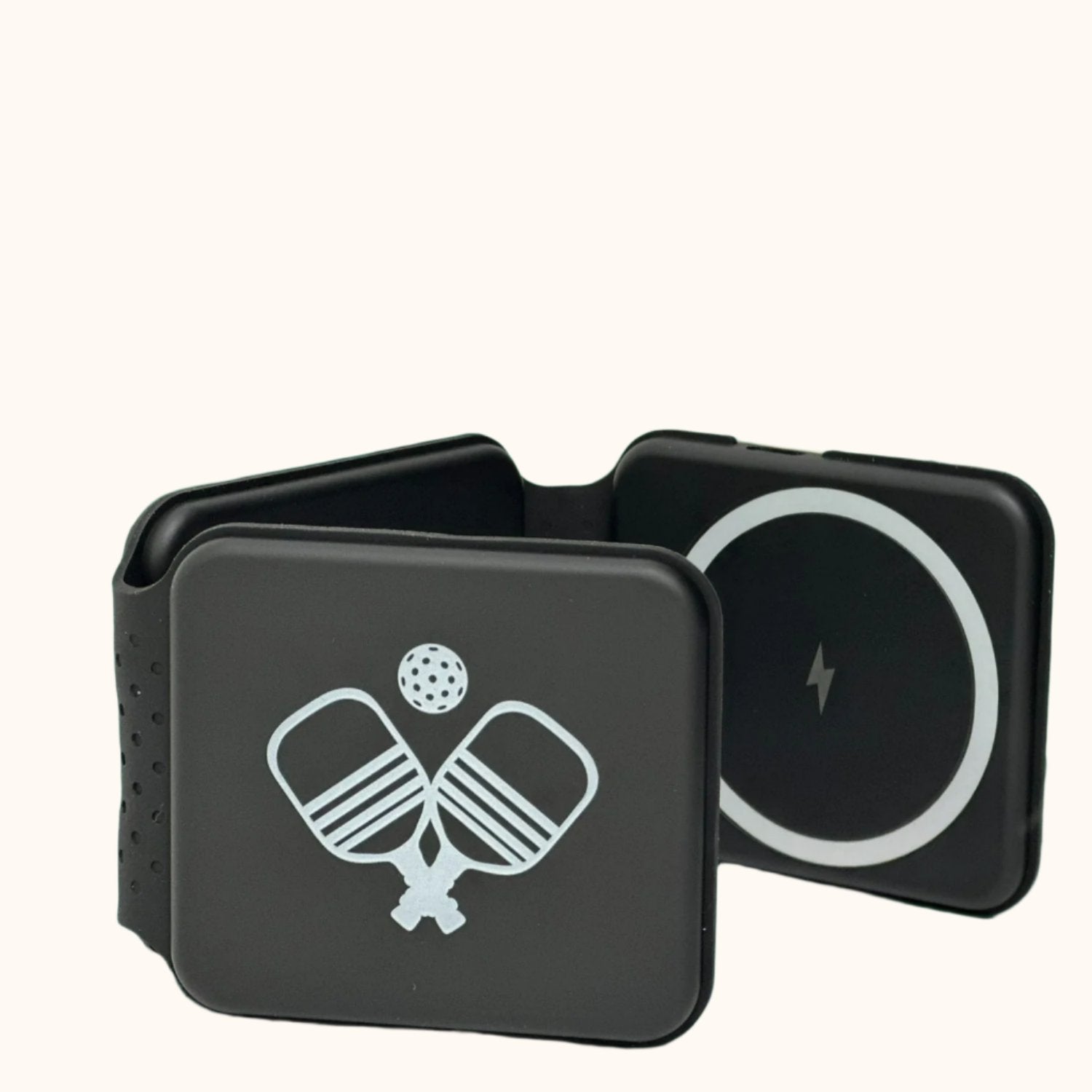 3-in-1 Charging Mat - Paddle design Black - Posh Pickler