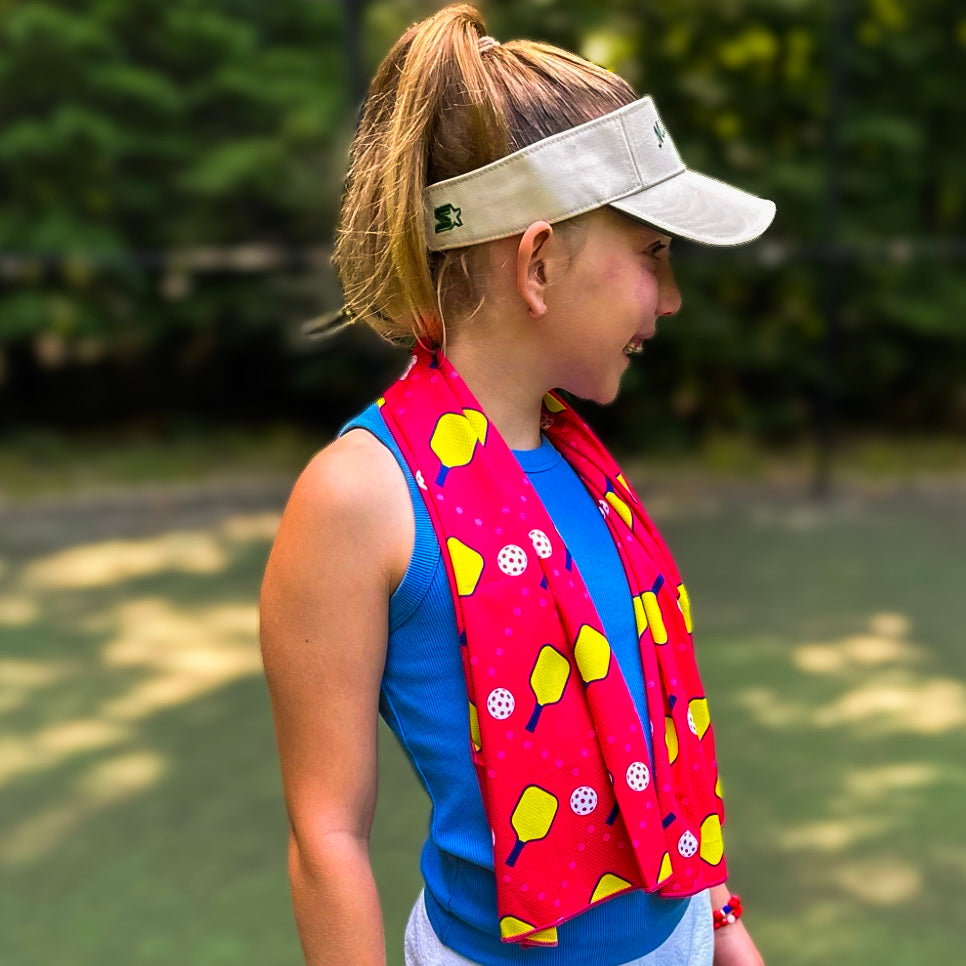 Pickleball Cooling Towel | Pickle Power - Posh Pickler