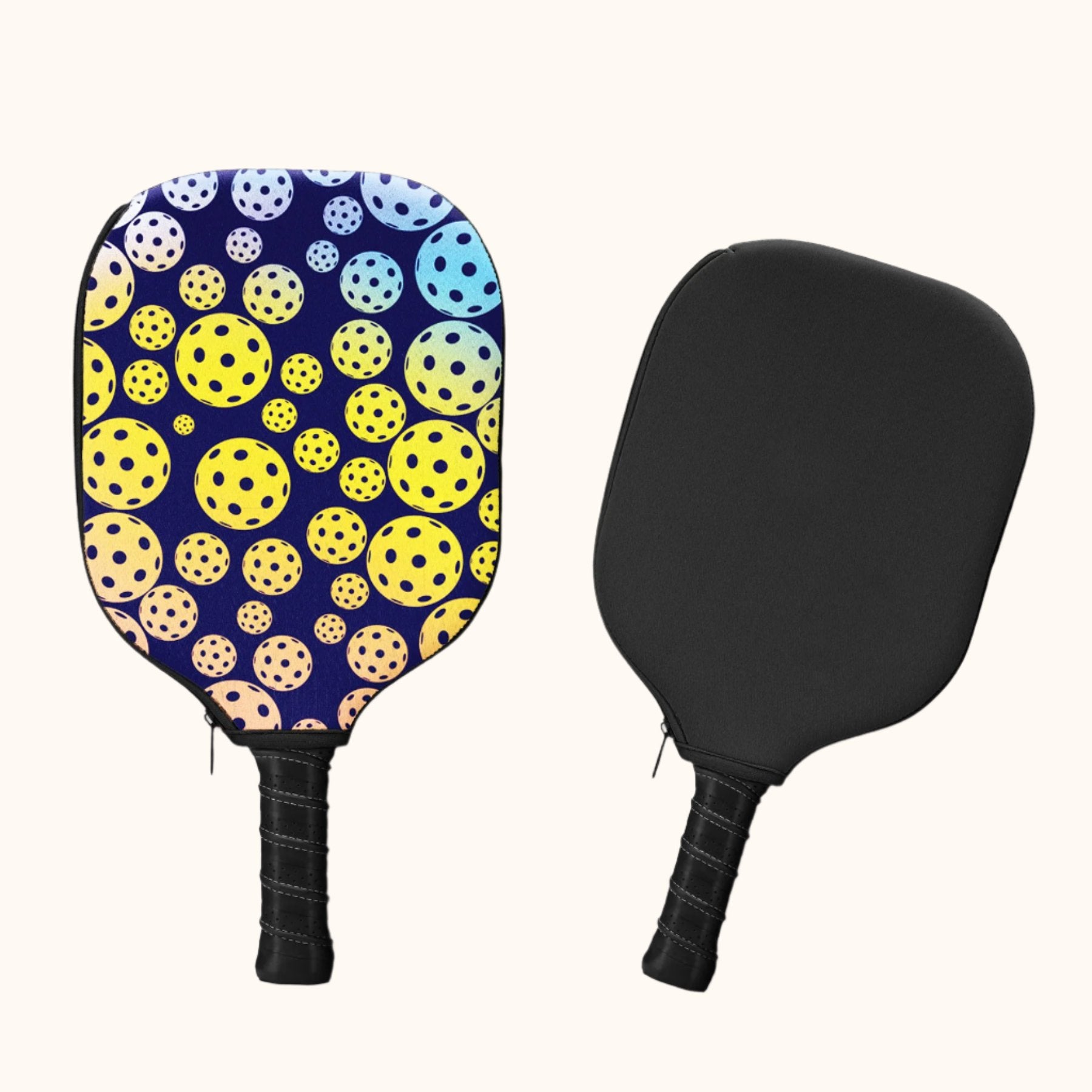 Original Pickleball Paddle Cover - Bubble Blue - Posh Pickler