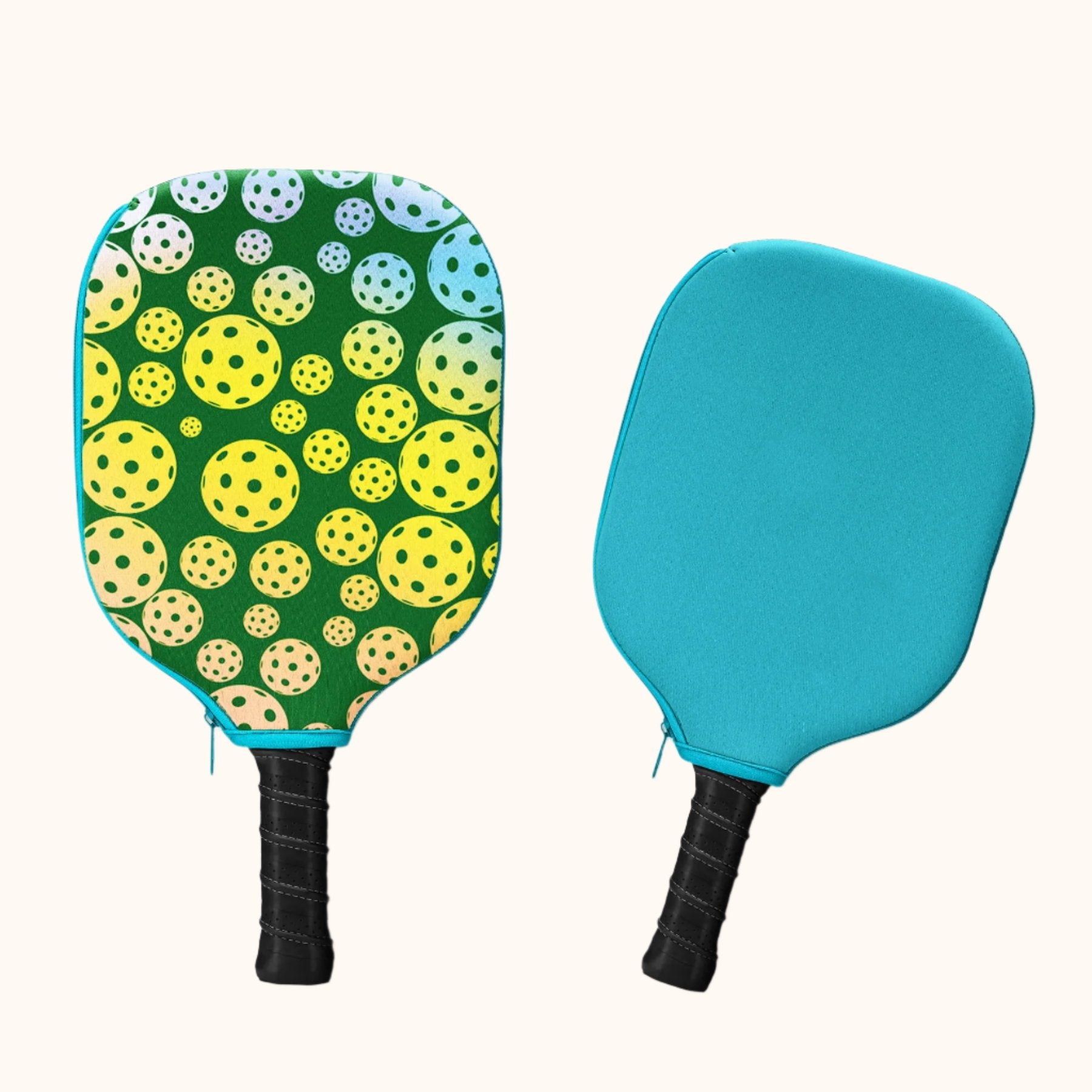 Original Pickleball Paddle Cover - Bubble Green - Posh Pickler