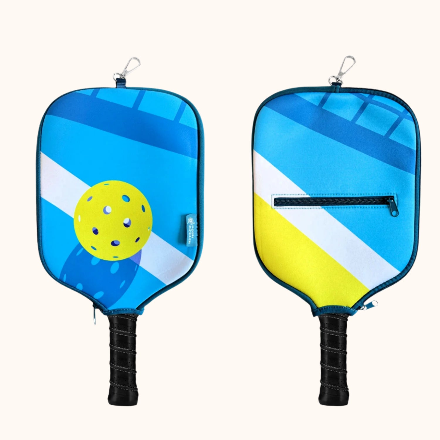 Pickleball Paddle Cover with Storage - 5 designs - Posh Pickler