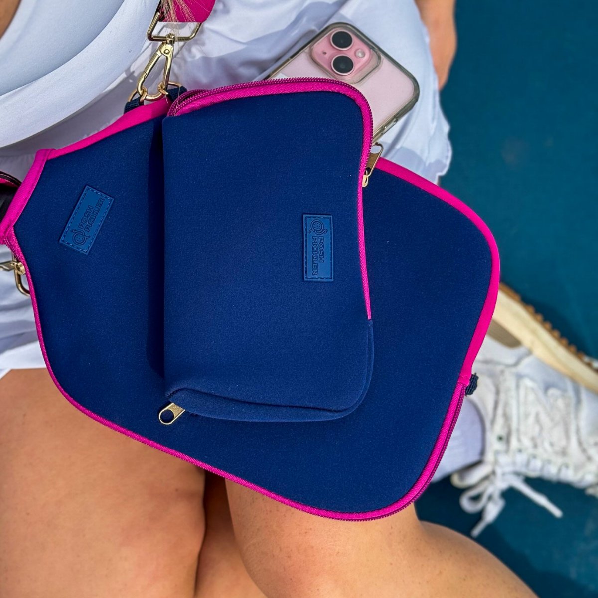 Pickleball Zipper Storage Pouch - 5 color options - Posh Pickler