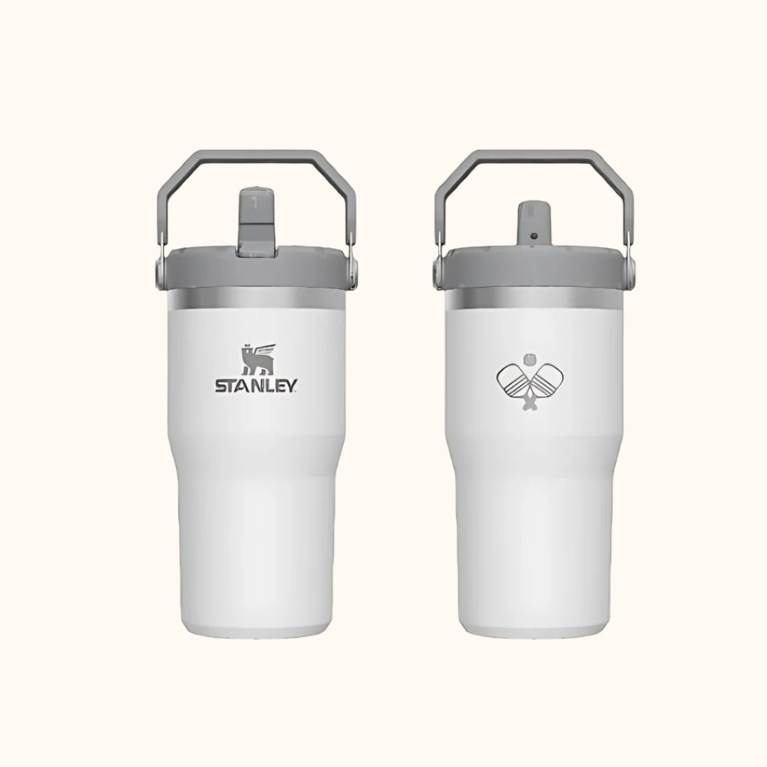 Stanley Flip Straw Tumbler 20 oz- Pickleball Paddle Design - Posh Pickler