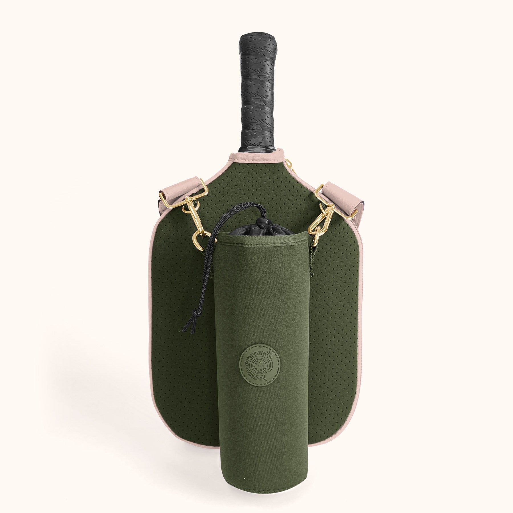 Pickleball Paddle Cover and Accessories Gift Set - Green - Posh Pickler