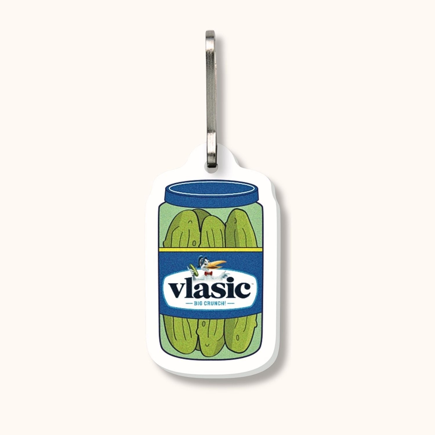 Vlasic Pickles & Posh Pickler Zipper Pull