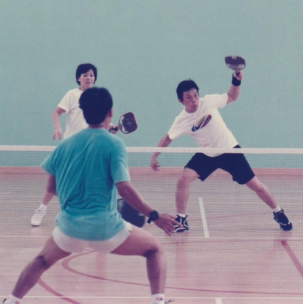History of Pickleball people playing