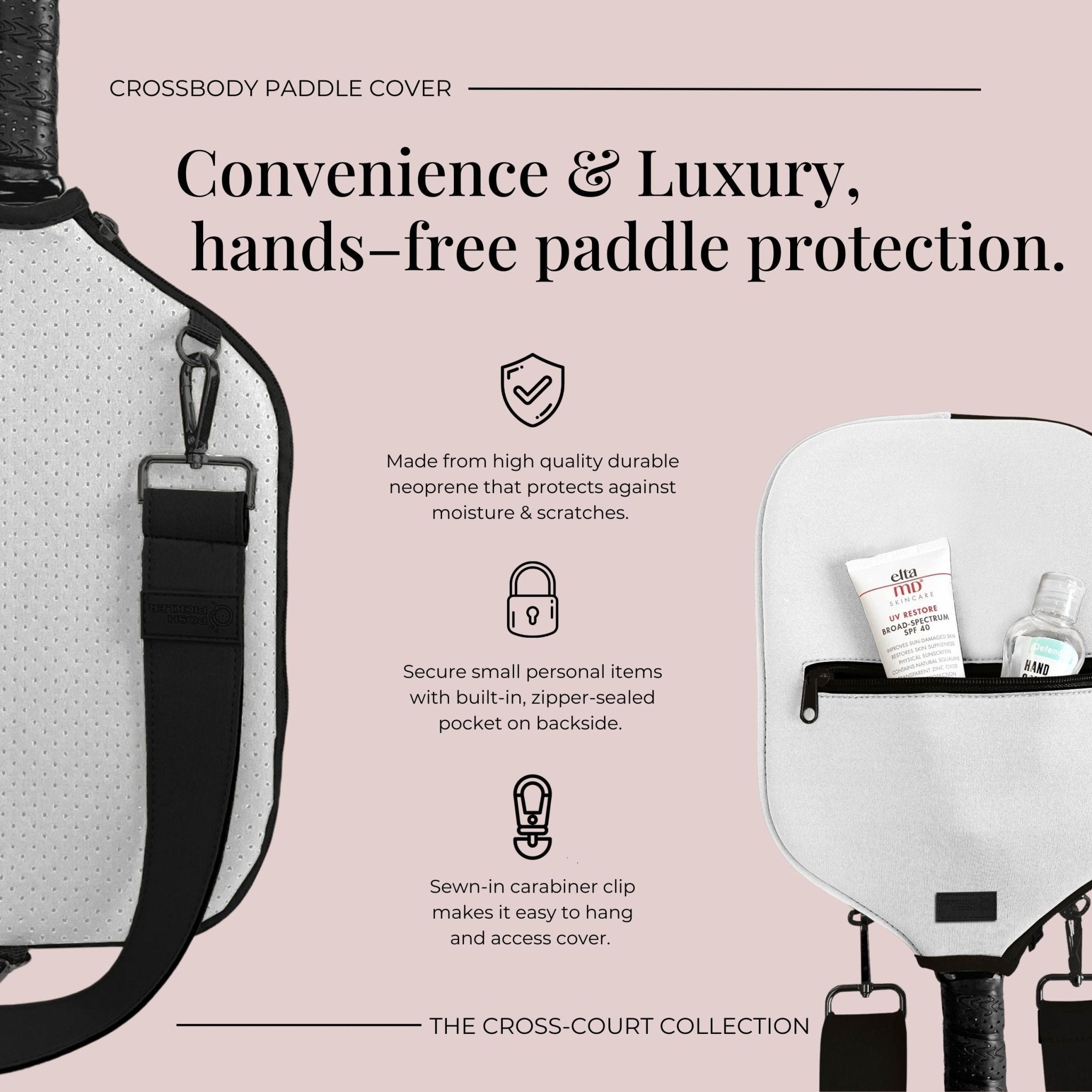 a cross - body bag with a pouch attached to it